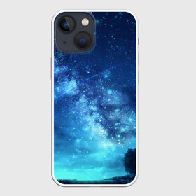 Чехол для iPhone 13 mini с принтом Синяя Небо в городе Новоалтайск,  |  | Тематика изображения на принте: blue | sky | звездное небо | звезды | космическое | красота | небо | ночь | синий