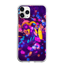 Чехол для iPhone 11 Pro Max матовый с принтом Яркие кристаллы в городе Новоалтайск, Силикон |  | crystal | lines | paint | искры | краски | кристаллы | линии | мазки | потерялся
