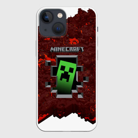 Чехол для iPhone 13 mini с принтом MINECRAFT в городе Новоалтайск,  |  | craft | creeper | dungeon | dungeons | earth | game | logo | mine | minecraft | minecraft dungeons | mobile | online | дунгеонс | земля | зомби | игра | крипер | лого | майкрафт | майнкрафт | онлайн | подземелье