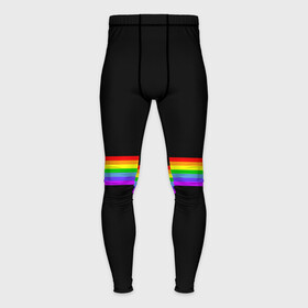 Мужские тайтсы 3D с принтом Rainbow в городе Новоалтайск,  |  | Тематика изображения на принте: rainbow | линии | полосы | радуга | разноцветный | цвета радуги | цветной