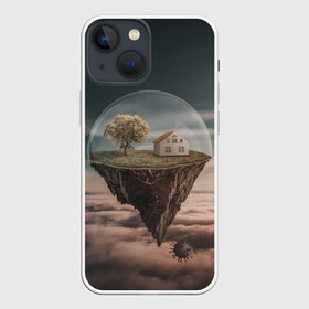 Чехол для iPhone 13 mini с принтом Самоизоляция в городе Новоалтайск,  |  | 2020 | 2k20 | covid 19 | болезни | болезнь | вирус | вирусы | дом | изоляция | корид | коронавирус | коронавирусы | купол | простуда | самоизоляция
