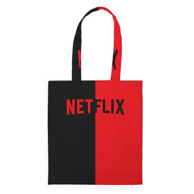 Сумка 3D повседневная с принтом NETFLIX в городе Новоалтайск, 100% полиэстер | Плотность: 200 г/м2; Размер: 34×35 см; Высота лямок: 30 см | netflix | stranger things | нетфликс | очень странные дела