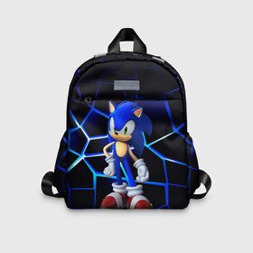 Детский рюкзак 3D с принтом Sonic в городе Новоалтайск, 100% полиэстер | лямки с регулируемой длиной, сверху петелька, чтобы рюкзак можно было повесить на вешалку. Основное отделение закрывается на молнию, как и внешний карман. Внутри дополнительный карман. По бокам два дополнительных кармашка | boom | cartoon | game | neon | playstation | sonic | броня | бум | герой | детские | дракон | еж | ежик | животные | звери | игра | лесные | малыш | молнии | мультфильм | мультяшный | неоновый | приключения | сияние | соник
