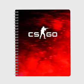 Тетрадь с принтом CS GO КС ГО в городе Новоалтайск, 100% бумага | 48 листов, плотность листов — 60 г/м2, плотность картонной обложки — 250 г/м2. Листы скреплены сбоку удобной пружинной спиралью. Уголки страниц и обложки скругленные. Цвет линий — светло-серый
 | asiimov | counter | counter strike | counterstrike | cs go | cs:go | csgo | global | offensive | strike | гоу | каэс | контер | контр | контра | контрстрайк | кс го | кс:го | ксго | страйк | сы пщ