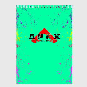 Скетчбук с принтом APEX LEGENDS в городе Новоалтайск, 100% бумага
 | 48 листов, плотность листов — 100 г/м2, плотность картонной обложки — 250 г/м2. Листы скреплены сверху удобной пружинной спиралью | apex | apex legends | battle | battle royal | bloodhound | titanfall | wraith | апекс | апекс легендс | батл | битва | война | королевская битва | легендс | рояль
