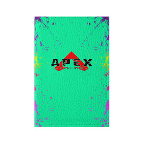 Обложка для паспорта матовая кожа с принтом APEX LEGENDS в городе Новоалтайск, натуральная матовая кожа | размер 19,3 х 13,7 см; прозрачные пластиковые крепления | Тематика изображения на принте: apex | apex legends | battle | battle royal | bloodhound | titanfall | wraith | апекс | апекс легендс | батл | битва | война | королевская битва | легендс | рояль