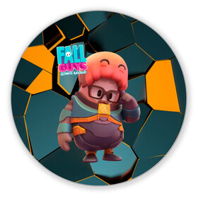 Коврик для мышки круглый с принтом Fall Guys Gordon Freeman в городе Новоалтайск, резина и полиэстер | круглая форма, изображение наносится на всю лицевую часть | Тематика изображения на принте: fall guys | gordon freeman | half life | hf | run | steam | ultimate knockout | valve | бег | бегущие | бегущие человечки | гордо | гордон фриман | королевская битва | лого | логотип | падающие человечки | падающий парень | халва