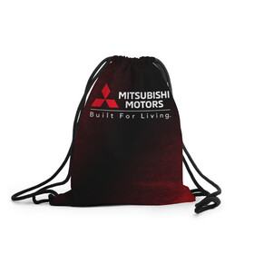 Рюкзак-мешок 3D с принтом MITSUBISHI / МИТСУБИСИ в городе Новоалтайск, 100% полиэстер | плотность ткани — 200 г/м2, размер — 35 х 45 см; лямки — толстые шнурки, застежка на шнуровке, без карманов и подкладки | auto | lancer | logo | mitsubishi | mitsubisi | moto | motors | outlander | pajero | sport | авто | аутлендер | лансер | лого | логотип | марка | митсубиси | митсубиши | мото | моторс | паджеро | серия | символ | символы | спорт | ьшеыгишырш