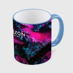 Кружка с полной запечаткой с принтом HORIZON ZERO DAWN (S) в городе Новоалтайск, керамика | ёмкость 330 мл | aloy | antasy girl | art | artwork | digital art | fantasy | horizon | horizon: zero dawn | landscape | tallneck | warrior fantasy | weapon | zero dawn