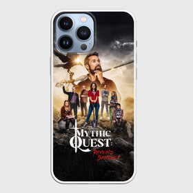 Чехол для iPhone 13 Pro Max ЛЕГЕНДАРНЫЙ КВЕСТ: в городе Новоалтайск,  |  | banquet | mythic | quest | raven | ravens | ворона | воронов | квест | легендарный | мистический | пир
