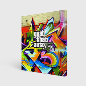 Холст квадратный с принтом GTA:5  в городе Новоалтайск, 100% ПВХ |  | grand theft auto 2 | grand theft auto 3 | grand theft auto v | grand theft auto: san andreas | grand theft auto: vice city | gta 1 | gta 2 | gta 3 | gta 4 | gta 5 | gta online | gta v | город | игры
