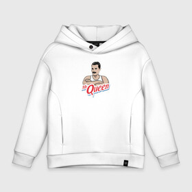 Детское худи Oversize хлопок с принтом Mister Queen в городе Новоалтайск, френч-терри — 70% хлопок, 30% полиэстер. Мягкий теплый начес внутри —100% хлопок | боковые карманы, эластичные манжеты и нижняя кромка, капюшон на магнитной кнопке | Тематика изображения на принте: bohemian rapsody | brian | freddy | may | mercury | mey | mr. proper | mr. queen | parody | queen | show must go on | we are the champions | we will rock you | богемская рапсодия | квин | куин | меркьюри | меркюри | мистер пропер | пародия |