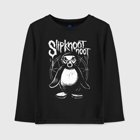 Детский лонгслив хлопок с принтом Slipknot Slipkoot Noot в городе Новоалтайск, 100% хлопок | круглый вырез горловины, полуприлегающий силуэт, длина до линии бедер | corer taylor | fan | merch | music | noot noot | nu metal | satan | slipknot | звезда | кори | мерч | музыка | нью метал | пародия | пентаграма | пентаграмма | петля | прикол | сатана | сатанизм | слипкнот | слипнот | тейлор | тэйлор