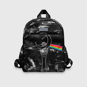Детский рюкзак 3D с принтом Dark Side of the Moon Stick в городе Новоалтайск, 100% полиэстер | лямки с регулируемой длиной, сверху петелька, чтобы рюкзак можно было повесить на вешалку. Основное отделение закрывается на молнию, как и внешний карман. Внутри дополнительный карман. По бокам два дополнительных кармашка | anime | japan | manga | pink floyd | sailor moon | аниме | девочка | девушка | луна | лунная призма | манга | сейлор мун | сэйлор мун | япония