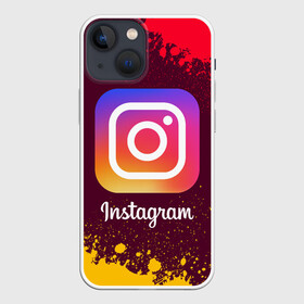 Чехол для iPhone 13 mini с принтом INSTAGRAM   ИНСТАГРАМ в городе Новоалтайск,  |  | Тематика изображения на принте: app | gram | gramm | insta | instagram | instagramm | likee | logo | reels | tik | tiktok | tok | бобина | бобины | грам | грамм | инста | инстаграм | инстаграмм | лайки | лого | логотип | логотипы | приложение | символ | символы | тик | т