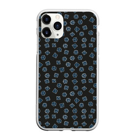 Чехол для iPhone 11 Pro матовый с принтом Дайсы D&D в городе Новоалтайск, Силикон |  | Тематика изображения на принте: board games | d20 | dd | dungeons  dragons | дайсы | кубик | кубики | настолки | настольные игры | подземелья и драконы