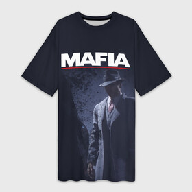 Платье-футболка 3D с принтом Mafia в городе Новоалтайск,  |  | definitive edition | mafia | mafia ii | вито скалетта | генри томасино | джо барбаро | лео галанте | мафия | мафия 2 | томас анджело | франческа | фрэнк винчи | эдди скарпа