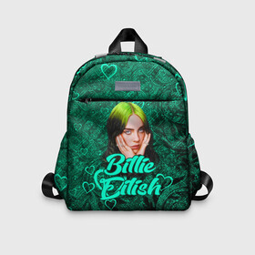 Детский рюкзак 3D с принтом Billie Eilish | Билли Айлиш в городе Новоалтайск, 100% полиэстер | лямки с регулируемой длиной, сверху петелька, чтобы рюкзак можно было повесить на вешалку. Основное отделение закрывается на молнию, как и внешний карман. Внутри дополнительный карман. По бокам два дополнительных кармашка | bad | bill | billie | eil | eili | eilish | guy | music | not my | not my responsibility | ocean | айлиш | айлишь | беляш | бил | билли | музыка | музыкант | певица | эйл | эйли | эйлиш | эйлишь