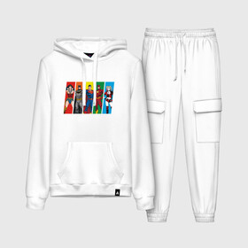 Женский костюм хлопок (с толстовкой) с принтом Justice League в городе Новоалтайск,  |  | batman | dc pride | flash | harley quinn | justice league | pride | superman | vdosadir | wonder woman | лига справедливости | прайд | радуга