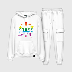 Женский костюм хлопок (с толстовкой) с принтом DC в городе Новоалтайск,  |  | batman | dc pride | flash | harley quinn | justice league | pride | superman | vdosadir | wonder woman | бэтмен | лига справедливости | прайд | радуга