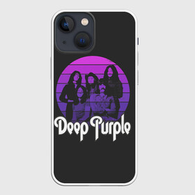 Чехол для iPhone 13 mini с принтом Deep Purple в городе Новоалтайск,  |  | album | deep | hard | metal | purple | rock | альбом | британия | группа | метал | рок | хард | хеви
