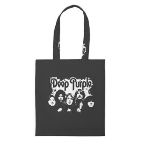 Шоппер 3D с принтом Deep Purple в городе Новоалтайск, 100% полиэстер | Плотность: 200 г/м2; Размер: 34×35 см; Высота лямок: 30 см | album | deep | hard | metal | purple | rock | альбом | британия | группа | метал | рок | хард | хеви