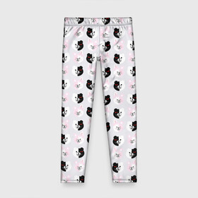Детские леггинсы 3D с принтом Monokuma в городе Новоалтайск, полиэстер 85%, спандекс 15% | эластичный пояс, зауженный крой | danganronpa | директор | пик надежды | ученик | школа