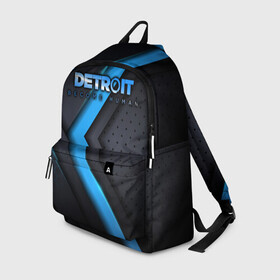 Рюкзак 3D с принтом Detroit: Become Human в городе Новоалтайск, 100% полиэстер | лямки с регулируемой длиной, сверху петелька, чтобы рюкзак можно было повесить на вешалку. Основное отделение закрывается на молнию, как и внешний карман. Внутри два дополнительных кармана, один из которых закрывается на молнию. По бокам два дополнительных кармашка | 2038 | become | connor | dbh | gavin reed | human | quantic | reed | reed900 | rk800 | rk900 | андроид | девиант | детройт | кара | квест | коннор | маркус