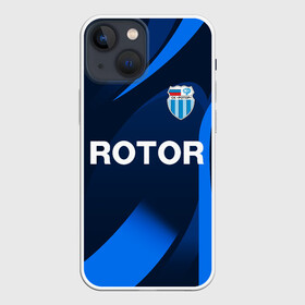 Чехол для iPhone 13 mini с принтом РОТОР Волгоград в городе Новоалтайск,  |  | fc | football club | rotor | rotor volgograd | sport | vlg | volgograd | волгоград | ротор | ротор волгоград | униформа | фирменые цвета | фк | форма | футбольная | футбольная форма ротор