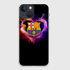 Чехол для iPhone 13 mini с принтом Barcelona в городе Новоалтайск,  |  | barcelona | barselona | futbol club | барса | барселона | лионель месси | люблю футбол | месси | сине гранатовые | фанат | фк барселона | форма | форма игроков | футбол | футбольный клуб | эмблема | эмблема клуба