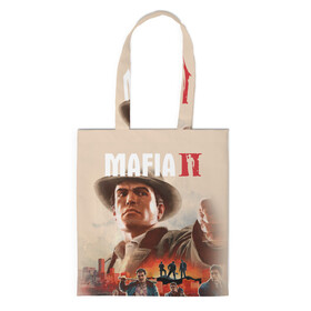 Шоппер 3D с принтом Mafia II в городе Новоалтайск, 100% полиэстер | Плотность: 200 г/м2; Размер: 34×35 см; Высота лямок: 30 см | definitive edition | mafia | mafia ii | вито скалетта | генри томасино | джо барбаро | лео галанте | мафия | мафия 2 | томас анджело | франческа | фрэнк винчи | эдди скарпа