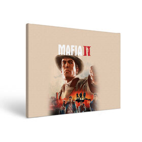 Холст прямоугольный с принтом Mafia II в городе Новоалтайск, 100% ПВХ |  | definitive edition | mafia | mafia ii | вито скалетта | генри томасино | джо барбаро | лео галанте | мафия | мафия 2 | томас анджело | франческа | фрэнк винчи | эдди скарпа