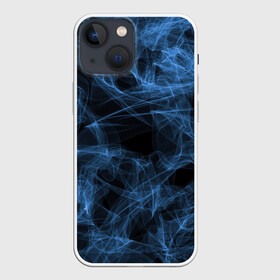 Чехол для iPhone 13 mini с принтом Синяя паутина в городе Новоалтайск,  |  | colors | cosmic | stars | yellow | брызги | звезды | краски | планета | разводы красок