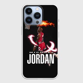 Чехол для iPhone 13 Pro с принтом MICHAEL JORDAN в городе Новоалтайск,  |  | Тематика изображения на принте: jordan | michael | michael jordan | nba | баскетбол | баскетболист | джордан | защитник | майкл | майкл джордан | нба