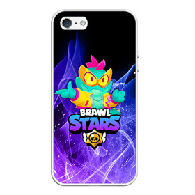 Чехол для iPhone 5/5S матовый с принтом BRAWL STARS DEXTER в городе Новоалтайск, Силикон | Область печати: задняя сторона чехла, без боковых панелей | bibi | brawl | brawl stars | crow | dexter | leon | stars | бравл | бравл старс | браво старс | игра | компьютерная | кров | леон | онлайн | старс