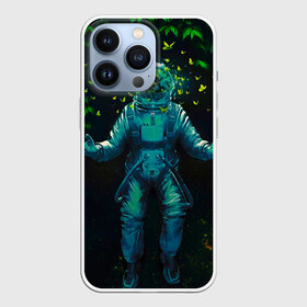 Чехол для iPhone 13 Pro с принтом Астронавт в городе Новоалтайск,  |  | Тематика изображения на принте: астронавт | бабочки | вселенная | горы | космонавт | космос | красота | скафандр