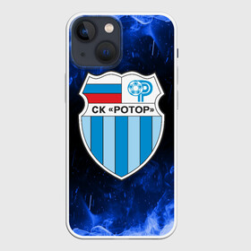 Чехол для iPhone 13 mini с принтом РОТОР Волгоград в городе Новоалтайск,  |  | fc | football club | rotor | rotor volgograd | sport | vlg | volgograd | волгоград | ротор | ротор волгоград | униформа | фирменные цвета | фк | форма | футбольная | футбольная форма ротор