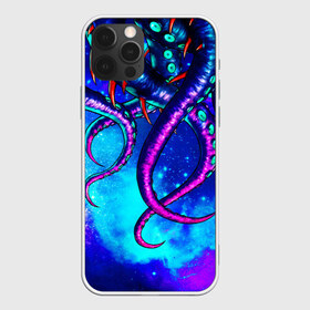 Чехол для iPhone 12 Pro Max с принтом Щупальца в городе Новоалтайск, Силикон |  | абстракция | звезда | кальмар | космос | кракен | море | неон | океан | осьминог | под водой | подводный мир | щупальца
