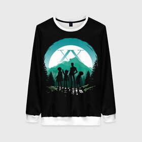 Женский свитшот 3D с принтом Hunter x Hunter в городе Новоалтайск, 100% полиэстер с мягким внутренним слоем | круглый вырез горловины, мягкая резинка на манжетах и поясе, свободная посадка по фигуре | alluka | anime | chrollo | gon | hisoka | hunter | hunter x hunter | hxh | japan | kalluto | killua | kurapika | lucilfer | x | аниме | гон | куроро | люцифер | мульт | охотник | х | хисока | япония