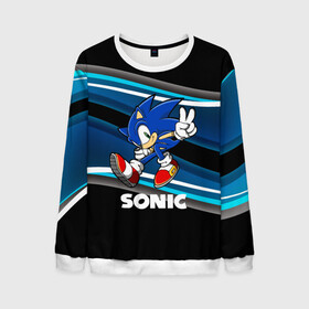 Мужской свитшот 3D с принтом SONIC в городе Новоалтайск, 100% полиэстер с мягким внутренним слоем | круглый вырез горловины, мягкая резинка на манжетах и поясе, свободная посадка по фигуре | hedgehog | metal sonic | silver | silver the hedgehog | sonic | sonic boom | sonic the hedgehog | ёж сонник | игры | соник | фильмы