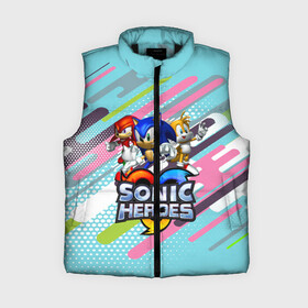 Женский жилет утепленный 3D с принтом SONIC в городе Новоалтайск,  |  | hedgehog | metal sonic | silver | silver the hedgehog | sonic | sonic boom | sonic the hedgehog | ёж сонник | игры | соник | фильмы