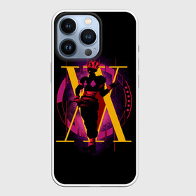 Чехол для iPhone 13 Pro с принтом HH желтый на розовом в городе Новоалтайск,  |  | Тематика изображения на принте: alluka | anime | chrollo | gon | hisoka | hunter | hunter x hunter | hxh | japan | kalluto | killua | kurapika | lucilfer | x | аниме | гон | куроро | люцифер | мульт | охотник | х | хисока | япония