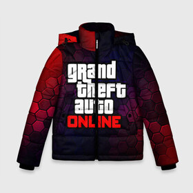 Зимняя куртка для мальчиков 3D с принтом GTA ONLINE ГТА ОНЛАЙН в городе Новоалтайск, ткань верха — 100% полиэстер; подклад — 100% полиэстер, утеплитель — 100% полиэстер | длина ниже бедра, удлиненная спинка, воротник стойка и отстегивающийся капюшон. Есть боковые карманы с листочкой на кнопках, утяжки по низу изделия и внутренний карман на молнии. 

Предусмотрены светоотражающий принт на спинке, радужный светоотражающий элемент на пуллере молнии и на резинке для утяжки | andreas | auto | game | games | grand | gta | gta 5 | gta online | gta5 | gtaonline | logo | online | san | theft | unf | автоугонщик | андреас | великий | гта | гта 5 | гта онлайн | гта5 | гтаонлайн | игра | игры | лого | логотипы | онлайн | пеф
