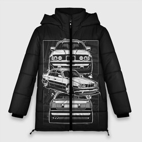 Женская зимняя куртка 3D с принтом BMW в городе Новоалтайск, верх — 100% полиэстер; подкладка — 100% полиэстер; утеплитель — 100% полиэстер | длина ниже бедра, силуэт Оверсайз. Есть воротник-стойка, отстегивающийся капюшон и ветрозащитная планка. 

Боковые карманы с листочкой на кнопках и внутренний карман на молнии | auto | bmw | car | e | e34 | germany | m | m5 | series | x | авто | автомобиль | бмв | бнв | германия | машина