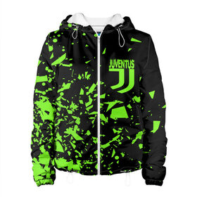 Женская куртка 3D с принтом JUVENTUS в городе Новоалтайск, ткань верха — 100% полиэстер, подклад — флис | прямой крой, подол и капюшон оформлены резинкой с фиксаторами, два кармана без застежек по бокам, один большой потайной карман на груди. Карман на груди застегивается на липучку | ac milan | calcio | cr7 | cristiano ronaldo | de ligt | dybala | federcalcio | full highlights | goals | highlights | higuain | insigne | inter milan | italia | juventus | migliori gol | napoli | partita | roma | ronaldo | serie a | stream | watch