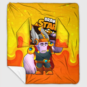 Плед с рукавами с принтом Brawl Stars Фрэнк Викинг в городе Новоалтайск, 100% полиэстер | Закругленные углы, все края обработаны. Ткань не мнется и не растягивается. Размер 170*145 | brawl | brawl stars | brawlstars | brawl_stars | frank | jessie | бравл | бравлстарс | фрэнк