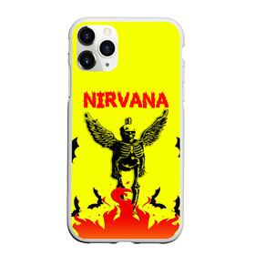 Чехол для iPhone 11 Pro матовый с принтом NIRVANA в городе Новоалтайск, Силикон |  | nirvana | smile | ангел | курт кобейн | нирвана | скелет | смайл | телечия мышы