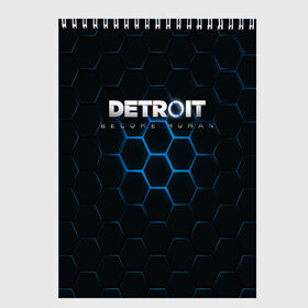 Скетчбук с принтом DETROIT (S) в городе Новоалтайск, 100% бумага
 | 48 листов, плотность листов — 100 г/м2, плотность картонной обложки — 250 г/м2. Листы скреплены сверху удобной пружинной спиралью | android | connor | detroit become human | game | rk 800 | urban | будущее | город | детроит | игры | мир | роботы | технологии
