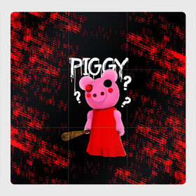 Магнитный плакат 3Х3 с принтом ROBLOX PIGGY - СВИНКА ПИГГИ в городе Новоалтайск, Полимерный материал с магнитным слоем | 9 деталей размером 9*9 см | pig | piggy | roblox | игра | компьютерная игра | логотип | онлайн | онлайн игра | пигги | поросенок | роблакс | роблокс | свинка | свинья