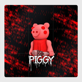 Магнитный плакат 3Х3 с принтом ROBLOX PIGGY - СВИНКА ПИГГИ в городе Новоалтайск, Полимерный материал с магнитным слоем | 9 деталей размером 9*9 см | pig | piggy | roblox | игра | компьютерная игра | логотип | онлайн | онлайн игра | пигги | поросенок | роблакс | роблокс | свинка | свинья
